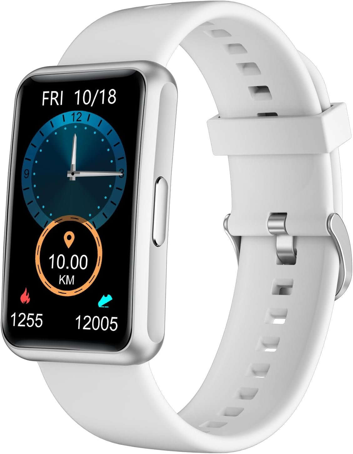 Fitness Tracker No Bluetooth No APP No Phone Needed, Fitness Watch for Men Women Parents IP68 Waterproof with Full Touch Screen Steps Calories Counter Sleep Tracker Alarm Clocks (Purple)